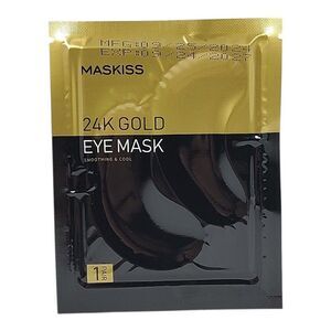 Maskiss 24K Gold Eye Mask Soothing & Cool One Pair Fine Lines Wrinkles Unisex